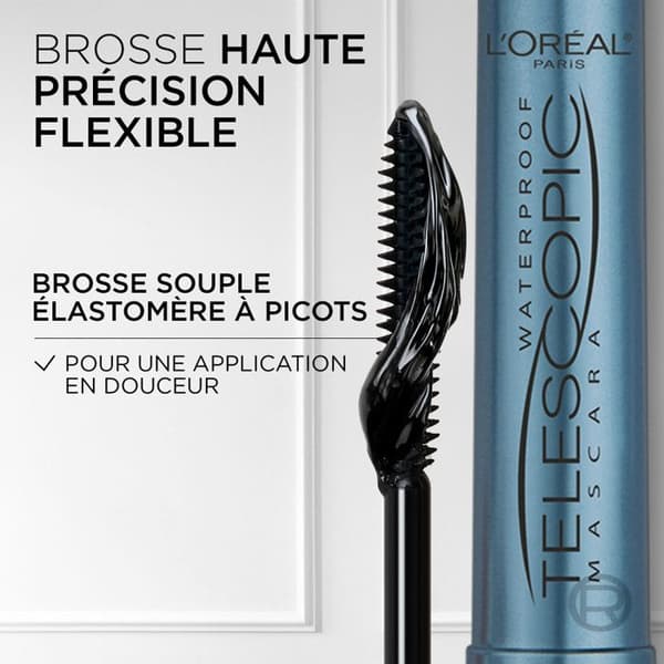 L'Oréal Paris Mascara Telescopic Noir Vandtæt 8,4 ml