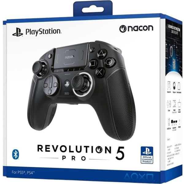 Spelkontroll - NACON - Revolution 5 Pro - Triple Black - Trådlös - USB-C - Vibration