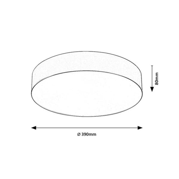 Utomhusplafond Rabalux Dolen 3x E27 - max. 9 W, IP43, 75066