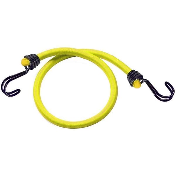 MASTER LOCK Pakke med 2 elastiksnore - Gul - 100 cm