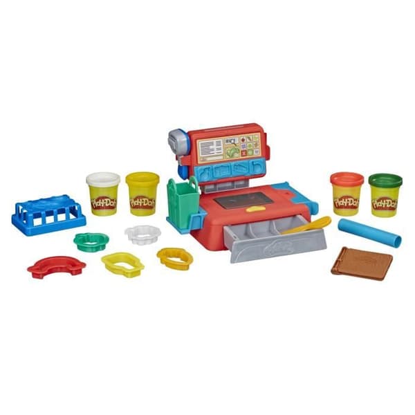 PLAY-DOH Kasse - med 4 bøtter af atoksisk modellervoks - De Klassiske