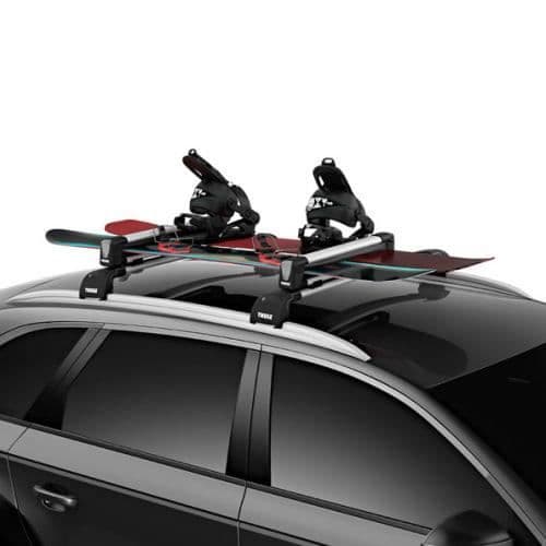 Skiholder - Thule - SnowPack M - Sort - Aluminium - 4 par ski