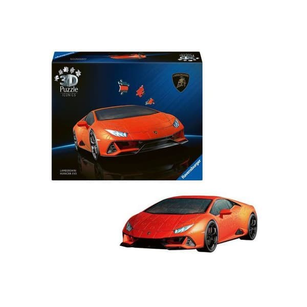 Puzzle 3D Iconics Lamborghini Huracán Evo Orange