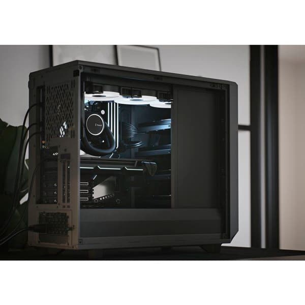 FRACTAL DESIGN PC CASE Meshify 2 - Solid Panel - Svart - E-ATX-format (FD-C-MES2A-01)