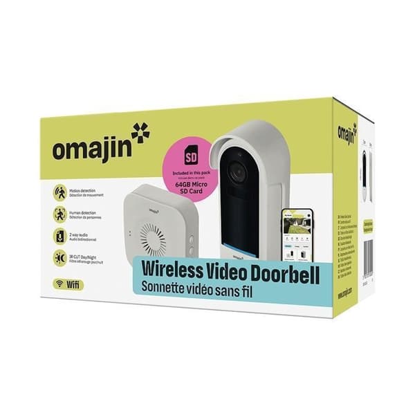 OMAJIN - Trådlös videoklocka EU