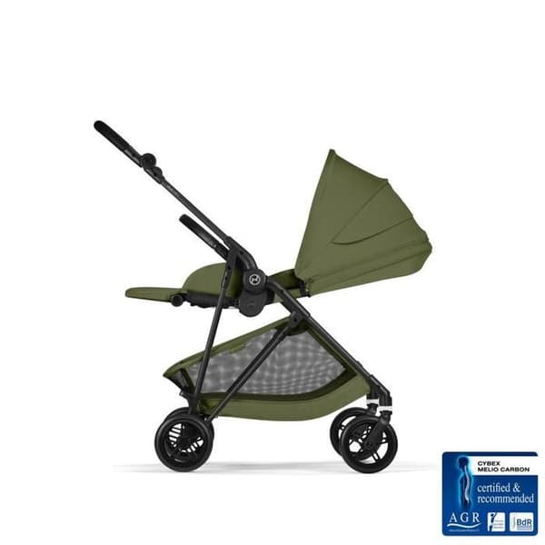 CYBEX - Barnvagn Melio 6 Carbon Mossgrön