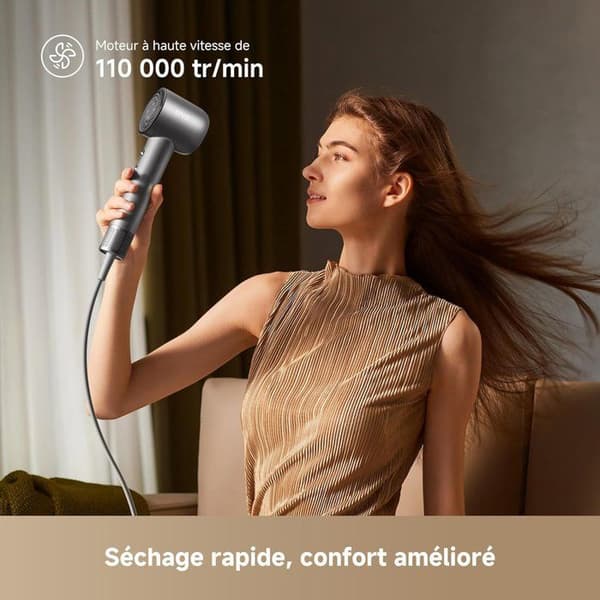 Hårfön - DREAME - Glory Mix - Diffusor - 1600 W - Svart