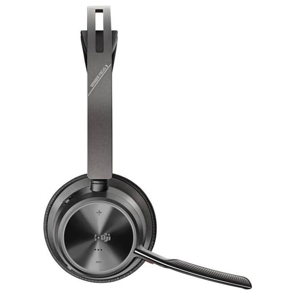HP Poly Voyager Focus 2 Bluetooth Stereo Over-ear Headset Black Noise Cancelling Headset Computer