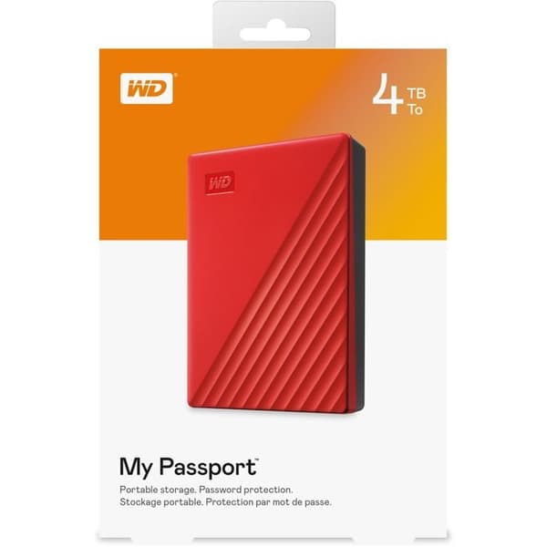 Wd My Passport™ 4TB extern hårddisk