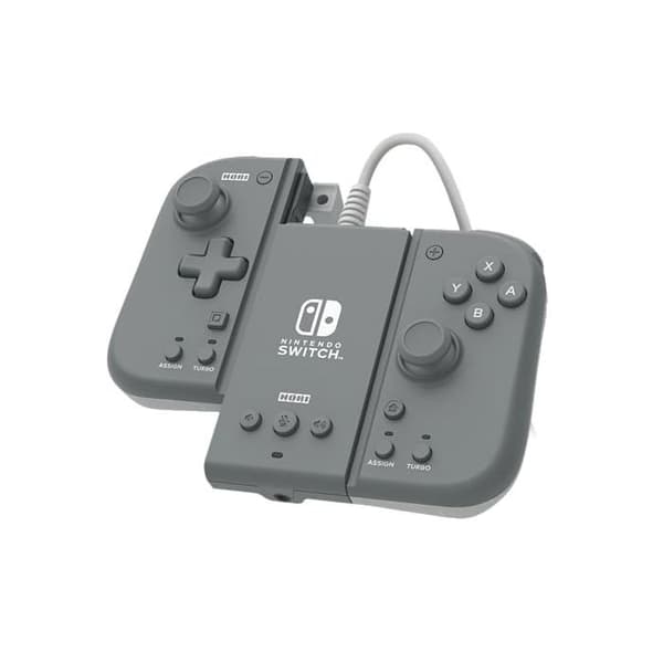 Manette Sæt Adapter Mode TV + Split Pad Compact (Grå) til Nintendo Switch - Officiel Nintendo Licens