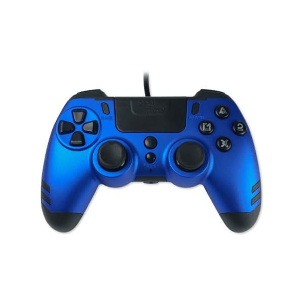 Spilcontroller - Steelplay - Slimpack - Kablet 3m - Kompatibel med PS4/PS3/PC - Dobbelt vibration