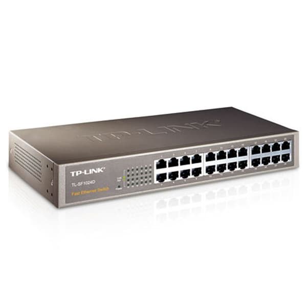 TPLink switch rackable 24 porte 13'' 10/100 TLSF102