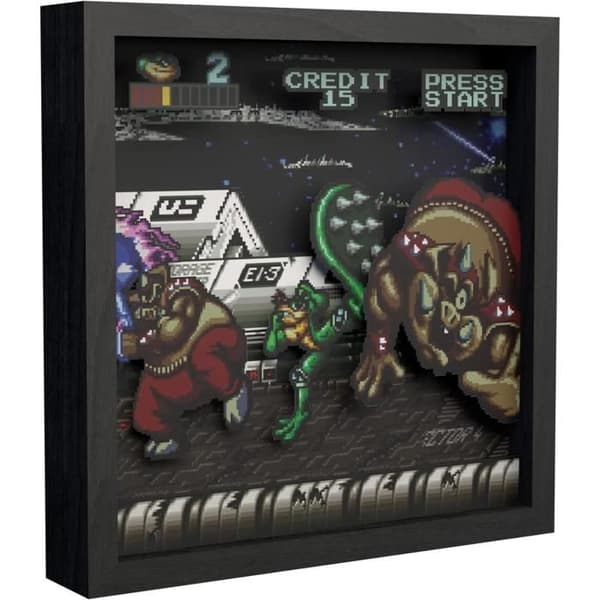 Pixel Frames - Battletoads Big Bad Boot - 23x23 cm