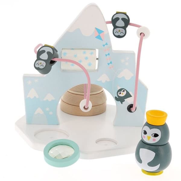 Aktivitetslegetøj Igloo multi aktiviteter - Vilac - Træ - Blå - Fra 3 år