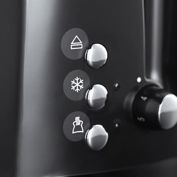 RUSSELL HOBBS 22601-56 Brødrister - Brede pladser - Sort