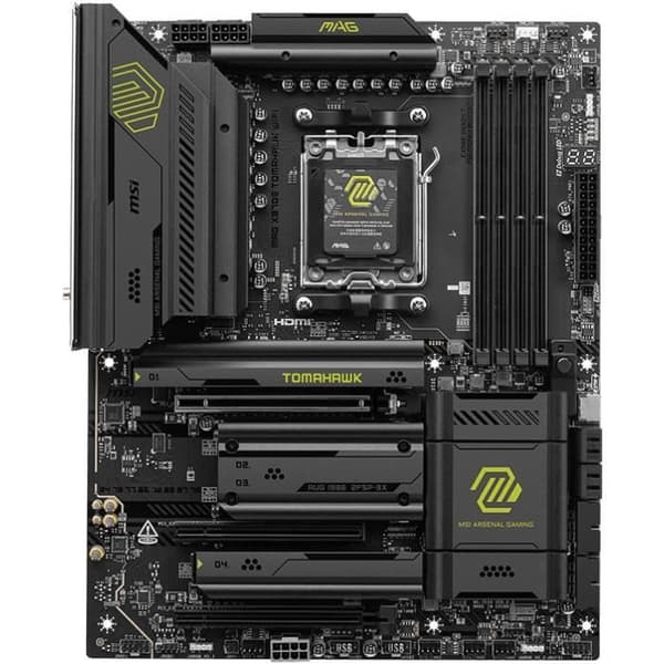 Moderkort - MSI - MAG X870E TOMAHAWK WIFI AM5 Socket ATX