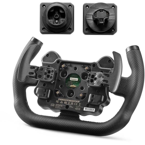 Racerrat - THRUSTMASTER - EVO Racing 31U Læder - Kompatibel med PC, PS4, PS5, Xbox Series og Xbox One - Sort