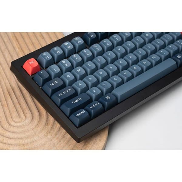 Keychron V1 Max Udskiftelig RGB Baggrundsbelysning Banan Switch - Sort - Knob Version, US