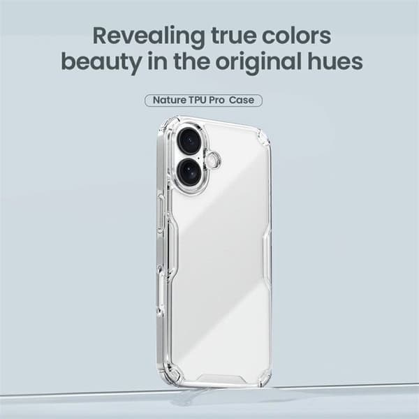 Skal för iPhone 17 - TPU+PC, Transparent, Repfria