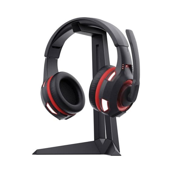 Hovedtelefonestander - TRUST - GXT 260 Cendor - Sort - Universel - Ergonomisk design