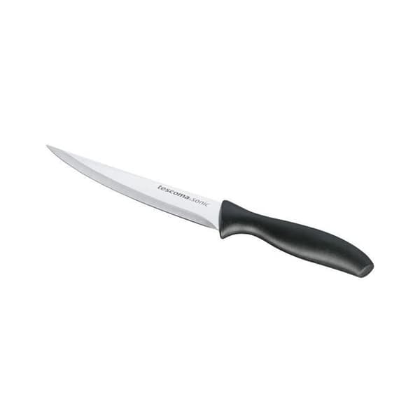Tescoma 862008, Universalkniv, 12 cm, Rustfrit stål, Rustfrit stål, Sort, Plastik