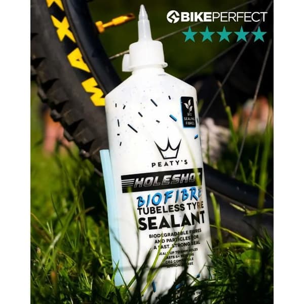 Peaty's storformat tubeless biofiber væske - hvid