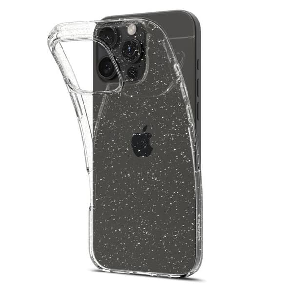 Spigen Liquid Crystal Glitter Cover til iPhone 16 Pro - Crystal Quartz
