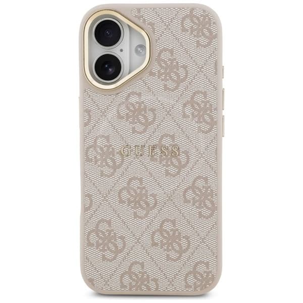 Coque Guess Hardcase 4G Classic MagSafe för iPhone 17 - Rosa