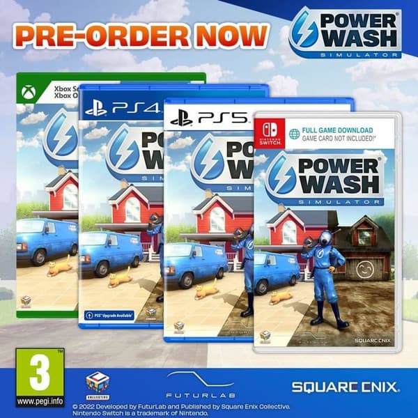 PowerWash Simulator - Switch - Højtryksvask - Beroligende oplevelse - Online multiplayer