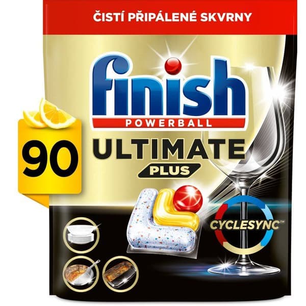 FINISH Ultimate Plus All in 1 Citron, 90 st