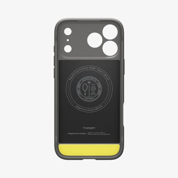 Coque Rugged Armor MagSafe Apple iPhone 17 Pro Max - Grå