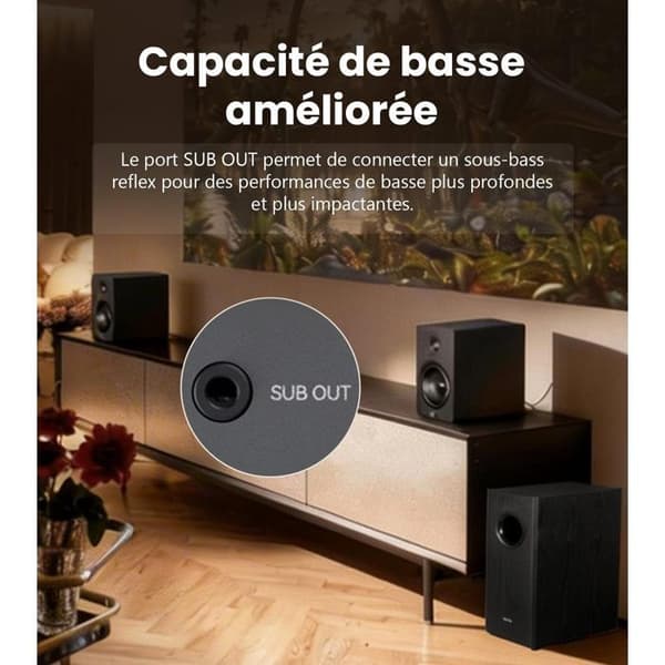Datorhögtalare - EDIFIER - M90 - 100 W RMS - Bluetooth 6.0 LDAC - HDMI eARC
