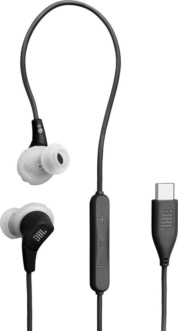 Sportshøretelefoner - Kablede USB-C - JBL - Endurance Run 3C - Sort