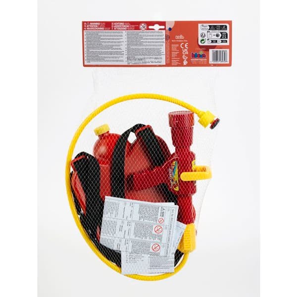 Brandslang för barn - KLEIN - 8932 - 2L ryggsäckstank - Vattenstråle