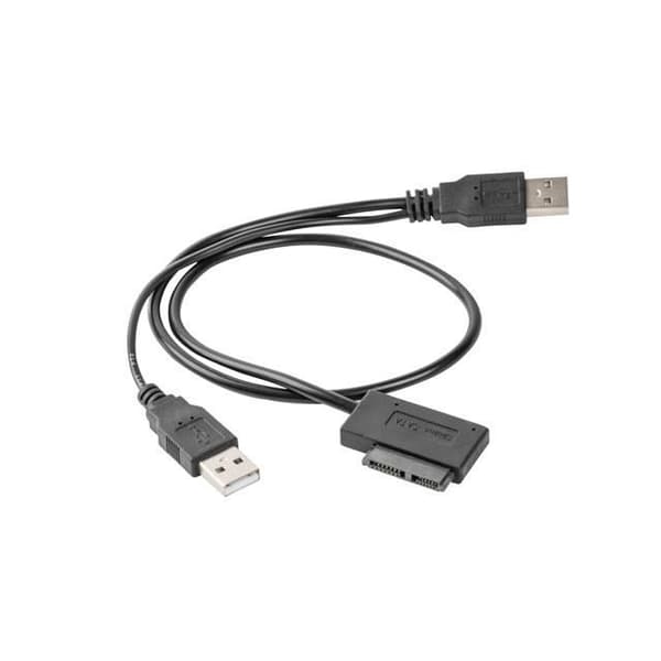 Kort og Interfaceadapter - GEMBIRD - A-USATA-01 - Sort - 0,5 m - 1,5 Gbit/s
