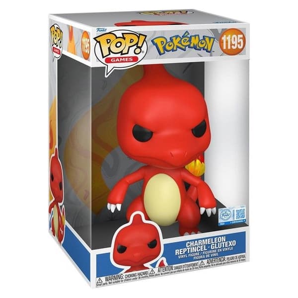 Funko - Pokémon - Figurfigur POP! Super Stor Jumbo Charmeleon 25 cm
