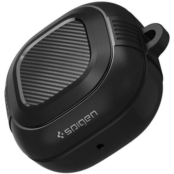 Etui - SPIGEN - Rugged Armor - Blød - Sort - Kompatibel med Galaxy Buds Live/Pro