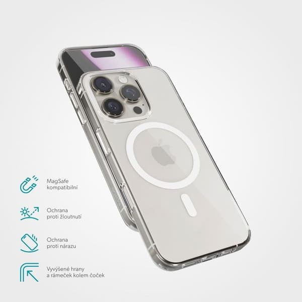 Epico Mag Hero iPhone 16 Pro Cover - Transparent