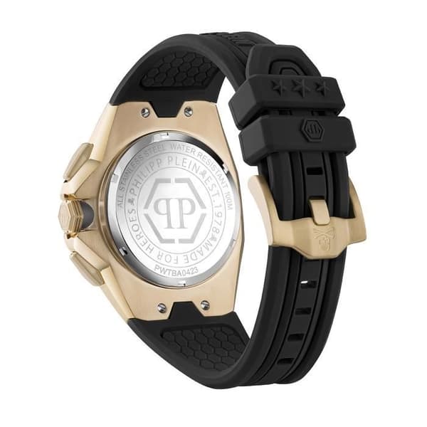 Herreur Philipp Plein - PWTBA0423 i Sort Silikone