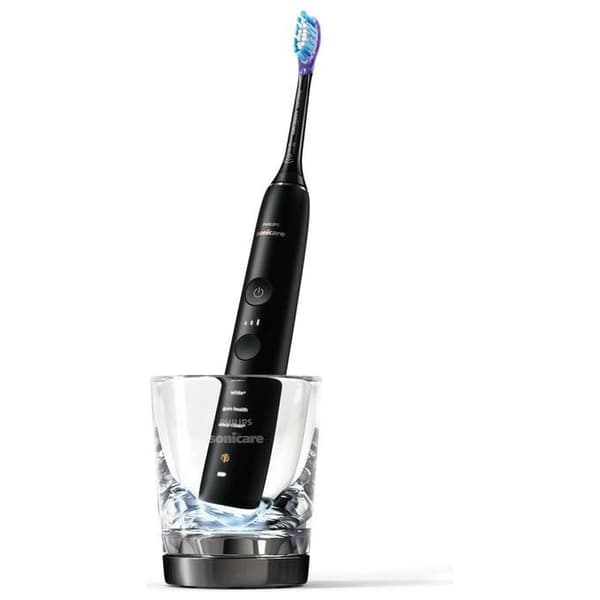 Elektrisk tandbørste - PHILIPS - DiamondClean 9000 - 5 programmer - Sort - Genopladelig