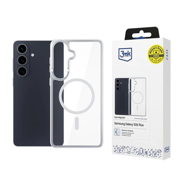3mk Armor MagCase til Samsung Galaxy S26 Plus - Transparent