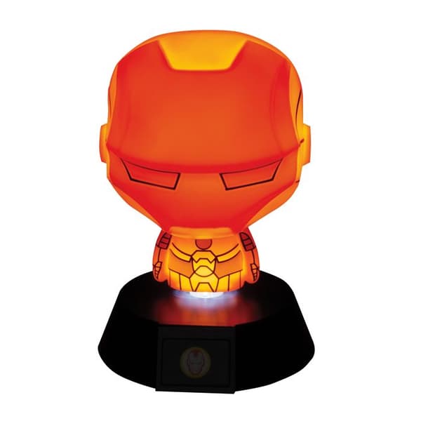 Lampe - Marvel - Iron Man - Multifarvet - PVC - Drives med AAA-batterier