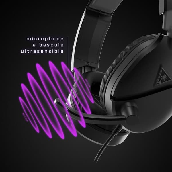 Multi-platform gaming headset - TURTLE BEACH - Recon 70 PC - Black