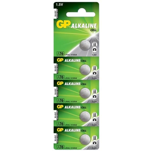 GP BATTERIER Alkalisk Special - GP A76-C5 - Pakke med 5