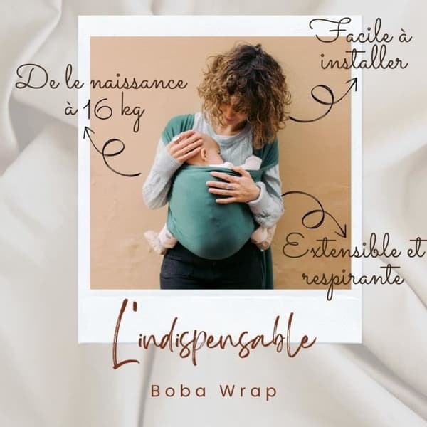 Bärsjal Boba Wrap Serenity Stone - BOBA