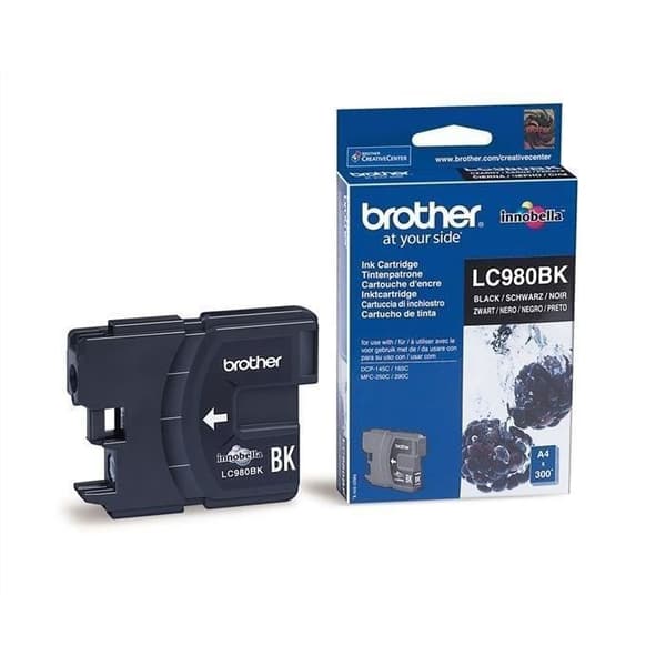 Brother LC980BK Blækpatron Sort