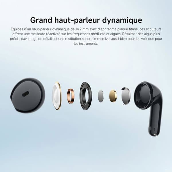 Redmi Buds 8 Active trådløse Bluetooth-høretelefoner i hvid