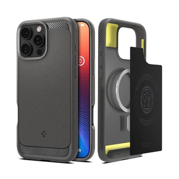 SPIGEN RUGGED ARMOR MAG MAGSAFE IPHONE 16 PRO GRÅ