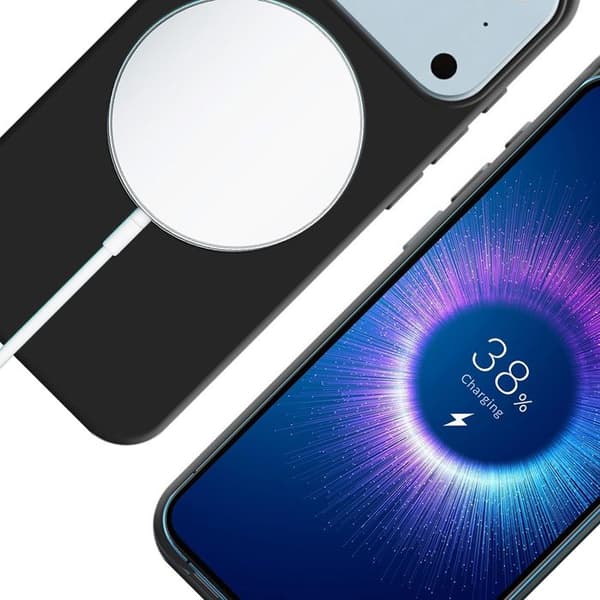 Coque 3mk Hardy MagSilicone för iPhone 17 Pro Max - Grafit