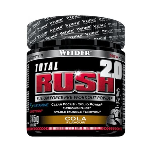 Pre-workout Weider - Total Rush 2.0 - Cola 375g